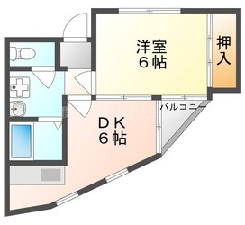 テンプルワンの物件間取画像